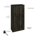 Ver imagem 6 de Armário Alto Fechado com 2 Portas 161,5x80x42cm