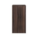 Ver imagem 5 de Armário Alto Fechado com 2 Portas 161,5x80x42cm Marrom/Nogal/Branco