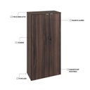 Ver imagem 6 de Armário Alto Fechado com 2 Portas 161,5x80x42cm