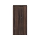 Ver imagem 5 de Armário Alto Fechado com 2 Portas 161,5x80x42cm Marrom/Nogal/Preto