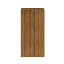 Ver imagem 5 de Armário Alto Fechado com 2 Portas 161,5x80x42cm Marrom/Lâmina Mel/Branco