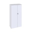 Ver imagem 3 de Armário Alto Fechado com 2 Portas 161,5x80x42cm Branco/Chess