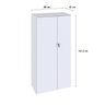 Armário Alto Fechado com 2 Portas 161,5x80x42cm - 4