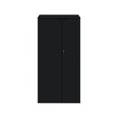 Ver imagem 5 de Armário Alto Fechado com 2 Portas 161,5x80x42cm Preto/Onix