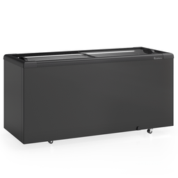 Freezer/conservador Horizontal All Black Ghd-500 Lb Pr - Dupla Ação 500 Litros Led Perimetral - Gelo - 1