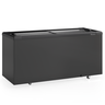 Freezer/conservador Horizontal All Black Ghd-500 Lb Pr - Dupla Ação 500 Litros Led Perimetral - Gelo - 1