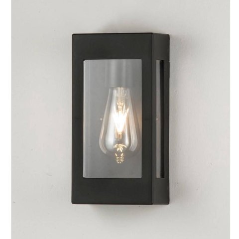 Conjunto 6 Arandelas Externas Pretas Prime Luminária Bivolt de Parede Jardim Fachada Muro Dital