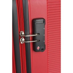 Mala Grande Polipropileno American Tourister Camboriu Cadeado Tsa Rodas 360º Vermelho G - 5