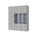 Ver imagem 3 de Armário Alto com Nichos e 05 Portas 161,5x135x42cm