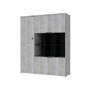 Ver imagem 3 de Armário Alto com Nichos e 05 Portas 161,5x135x42cm
