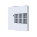 Ver imagem 3 de Armário Alto com Nichos e 05 Portas 161,5x135x42cm Branco