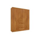 Ver imagem 1 de Guarda Roupa 6 Portas Arizona C- e 4 Gavetas Cinamomo - Tcil Móveis