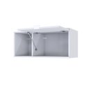 Ver imagem 2 de Armário Aéreo com Nicho e Porta Basculante 35x80x35cm Branco