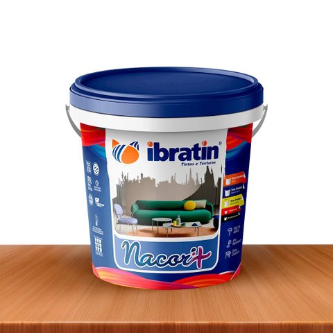 Tinta Acrílica Nacor Standard Ibratin - Cor: Branco | Rende 20m²