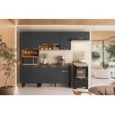 Ver imagem 2 de Cozinha Completa Itatiaia Vegas 11 Portas e 1 Gaveta em Mdp:cinamomo/grafite