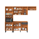Ver imagem 3 de Cozinha Completa Itatiaia Vegas 11 Portas e 1 Gaveta em Mdp:cinamomo/grafite