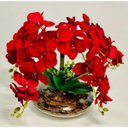 Ver imagem 3 de Arranjo Centro de Mesa Vaso Grande 4 Orquídeas Vermelhas
