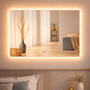 Ver mais imagens de Espelho LED para Banheiro Touch 3 Cores de Luz com Desembaçador 60x80 cm Bivolts