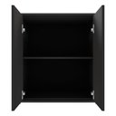 Ver imagem 5 de Armário Escritório Baixo 63cm X 36cm 2 Portas F5 Office Cor:preto