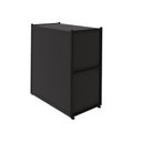 Ver imagem 4 de Armário Escritório Baixo 63cm X 36cm 2 Portas F5 Office Cor:preto