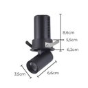 Ver imagem 2 de Spot Led Embutir Retrátil Aiva 24° Bq C/ Facho Direcionável 360° Pt St2925