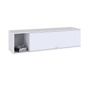 Ver imagem 5 de Armário Aéreo com Nicho e Porta Basculante 35x135x35cm Branco