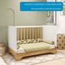 Quarto de Bebê Completo Guarda-Roupa e Cômoda e Berço Minicama 100% Mdf Liam Espresso Móveis - 6