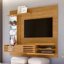 Ver imagem 1 de Painel para TV Frisado com LED Johnny Fendi Naturale 182cm MDP com Espelho Cumaru Casah