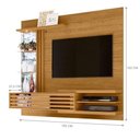 Ver imagem 2 de Painel para TV Frisado com LED Johnny Fendi Naturale 182cm MDP com Espelho Cumaru Casah