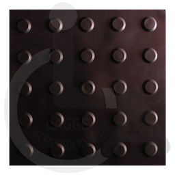 10 Pisos Tátil Alerta Preto Pvc 25x25 + 1 Cola 750g - 2