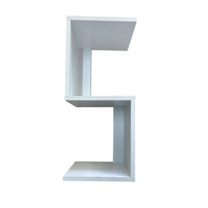 Mesa de Cabeceira em S Branco 60x25x25