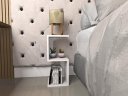 Ver imagem 3 de Mesa de Cabeceira em S Branco 60x25x25