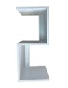 Ver imagem 2 de Mesa de Cabeceira em S Branco 60x25x25