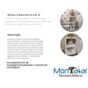 Ver imagem 5 de Mesa de Cabeceira em S Branco 60x25x25