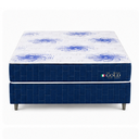 Ver imagem 5 de Cama Box King + Colchão Espuma D28 Topazio The Gold 198x200x60cm