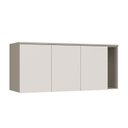 Ver imagem 1 de Módulo Aéreo para Quarto 3 Portas Elegance Cinza/Niquel/Blanc