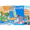 Toalha de Praia Infantil Summer Microfibra Anti Areia 60x110cm Shark Jawsome - 2