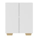 Ver imagem 1 de Armário Lavanderia Com 2 Portas Multimóveis Branco/natural