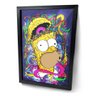 Quadro Homer Simpson Donuts moldura e vidro:44x34 cm - 1
