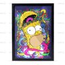 Quadro Homer Simpson Donuts moldura e vidro:44x34 cm - 3