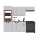 Ver imagem 2 de Cozinha Modulada 4 Peças 100% MDF Linha Bari Branco