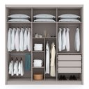 Ver imagem 2 de Guarda Roupa Dubai Fendi - Vila Rica