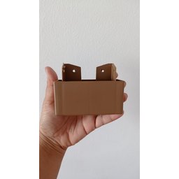 Kit 8 Pés para Guarda Roupas Armários Multiuso Roman Cor:marrom - 4