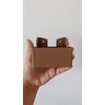 Kit 8 Pés para Guarda Roupas Armários Multiuso Roman Cor:marrom - 4