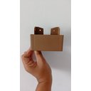 Ver imagem 5 de Kit 8 Pés para Guarda Roupas Armários Multiuso Roman Cor:marrom