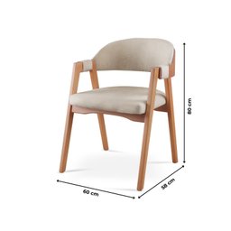 Kit 2 Cadeiras para Mesa de Jantar Gaia - 4
