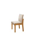 Ver imagem 6 de Conjunto de Jantar Mesa Áustria 0,90cm x 0,90cm Tampo MDF/Vidro com 4 Cadeiras Mônaco Yescasa Marrom/Castanho Cinamomo/Creme/Off White