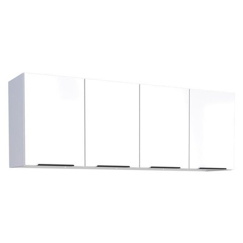 Armário Aéreo de Cozinha Aço 4 Portas Jupter 160 Cozimax Branco