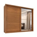 Ver imagem 3 de Guarda Roupa Casal Essencial 2 Portas de Correr 6 Gavetas com 8 Espelhos Yescasa Marrom/Cinamomo