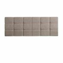 Ver imagem 4 de Cabeceira para Cama Casal Bia1,60 Estofada Suede Bege - Rede Móveis